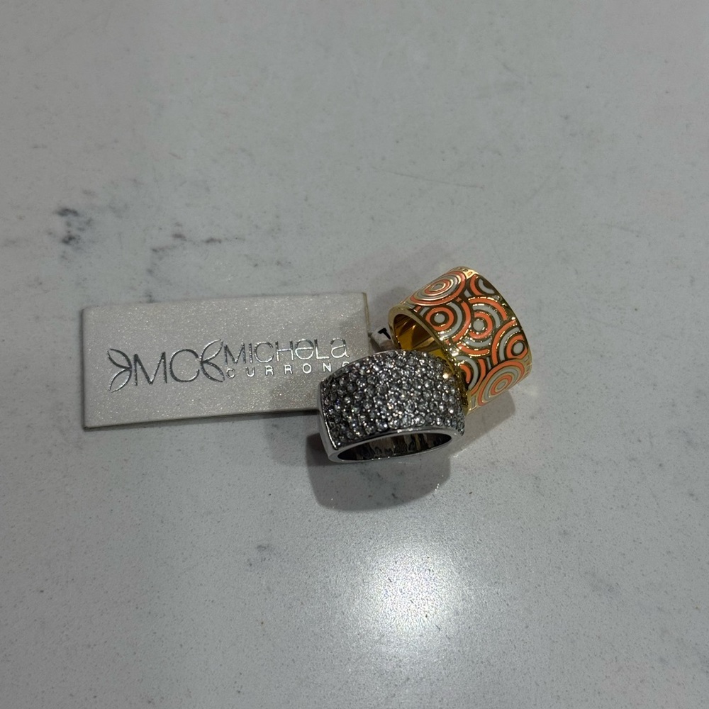 Silver and Gold Rings Set - Picture 5 of 5